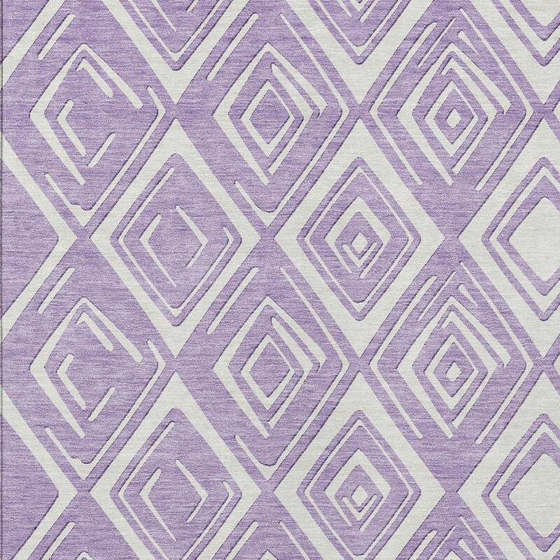 HomeRoots Geometric Transitional Rectangle Outdoor Rug
