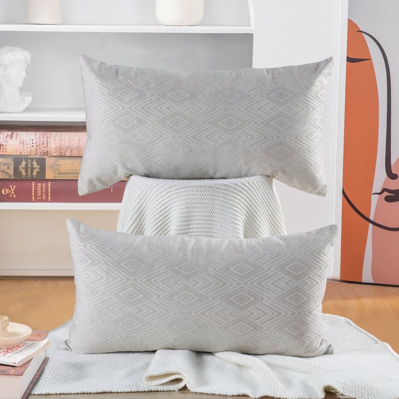 Tonopah Ikat Velvet Throw Pillow Cover Set, NO INSERT