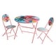 preview thumbnail 1 of 4, Dreamworks Trolls 3 Piece Foldable Round Table and Chair Set Pink