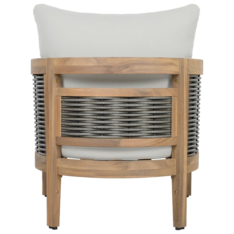 SAFAVIEH Outdoor Living Amanda Chair [SET of 2] - 28"W x 30"D x 25"H