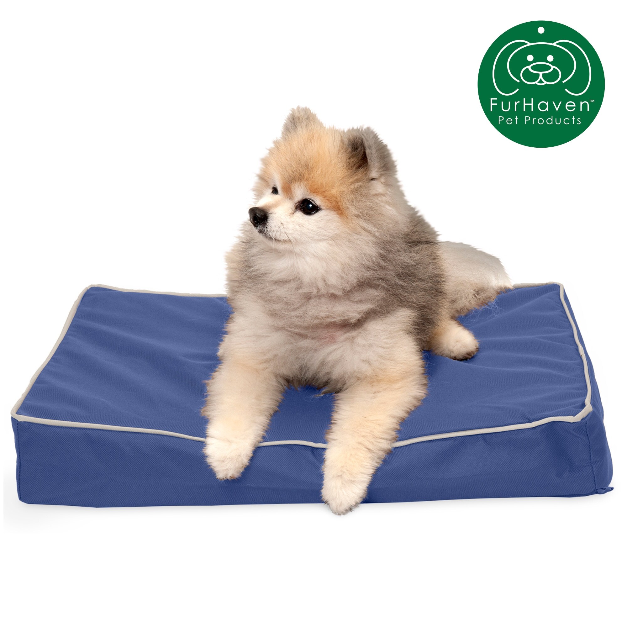 Shop Furhaven Water Resistant Deluxe Indoor Outdoor Orthopedic Pet Bed Dog Bed Overstock 10314466
