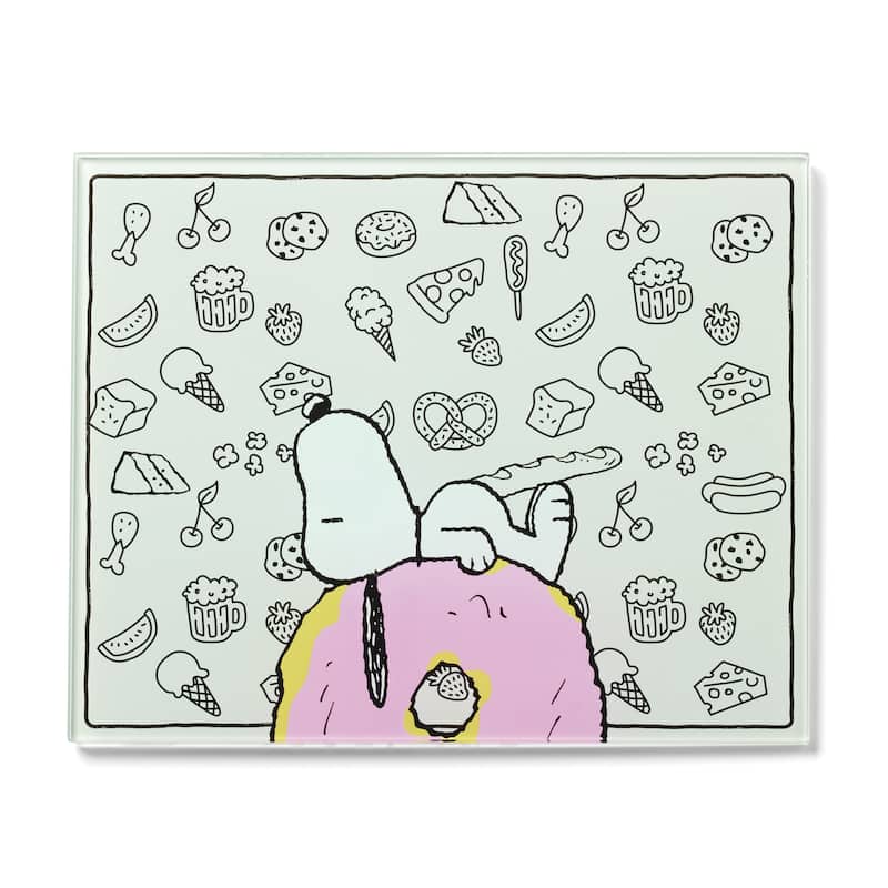 Lenox Chef Snoopy Prep Board, Cutting Board - Large 13"L x 10.5"W