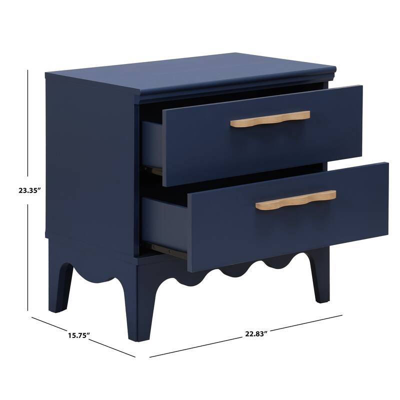 SAFAVIEH Home Lovette 2-Drawer Nightstand