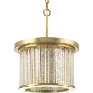 POINT DUME® Sequit Point Collection Brushed Brass Semi-Flush ...