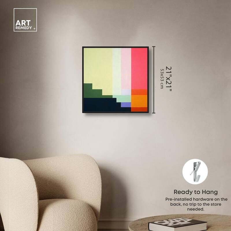 Rectilinear Rhapsody III Canvas by Art Remedy