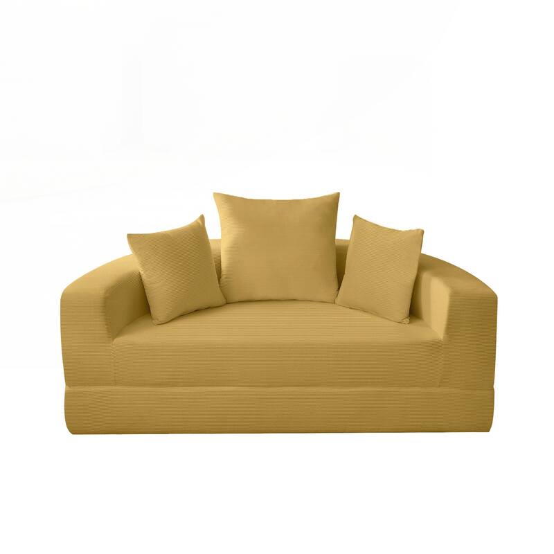Convertible Sofa Couch Bed,Nulti-functional,Circular Bed,Adjustable Futon Sofa