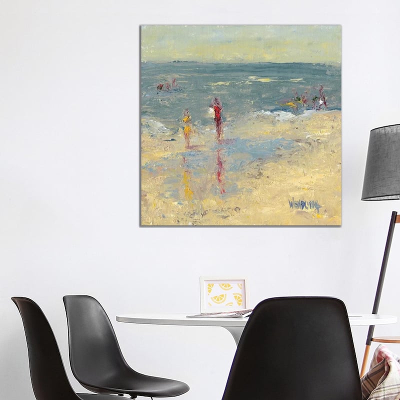 iCanvas "Impasto Beach Day I" by Marilyn Wendling Canvas Print - 37x37x1.5