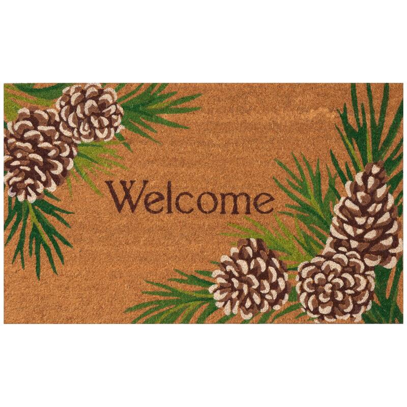 Liora Manne Natura Pinecone Border Outdoor Mat