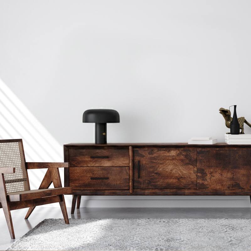 Anita LED 12.2 in Sanded Matte Black Modern Contemporary Round Dome Dimmable Bedside Nightstand Desk Lamp