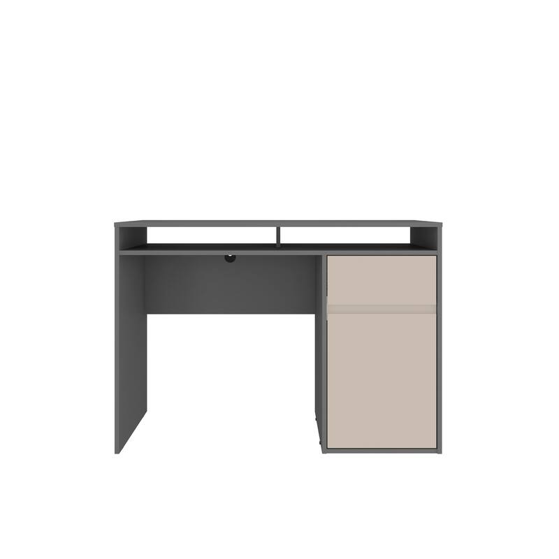 Techni Mobili Techni Mobili Home Office Workstation with Storage, Grey