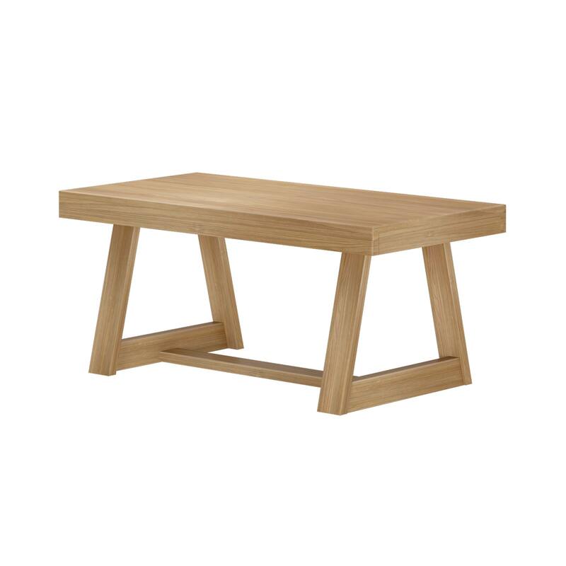 Plank and Beam Classic Rectangular Trestle Leg Coffee Table - 48"
