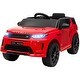 preview thumbnail 10 of 8, 12V Kids Ride-On Land Rover Discovery Sport Electric Car with Remote Control, Adjustable Speed & Realistic Features - Red