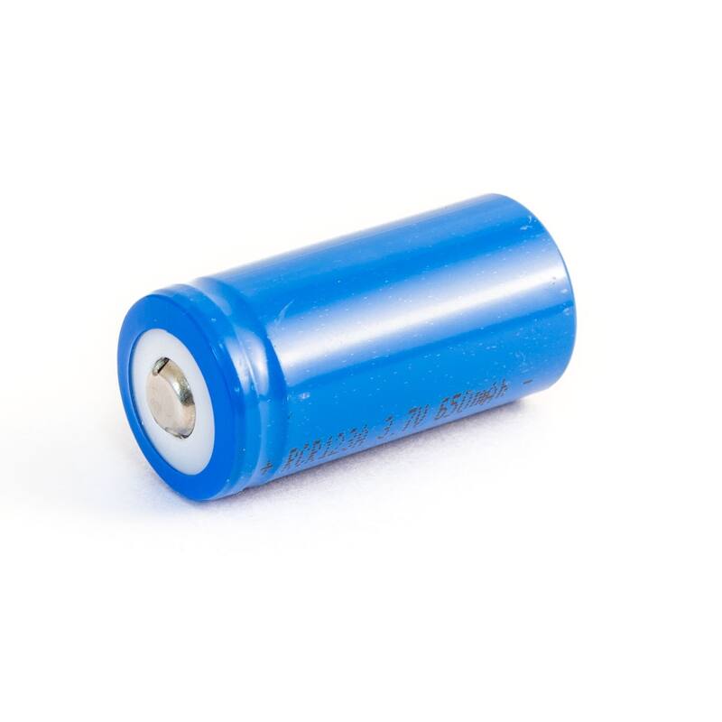 10 Pack of RCR123a 3.7V Rechargeable Li-Ion Battery 16340 Works with Arlo - Blue
