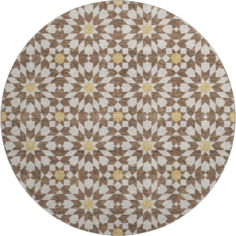 Premium Washable Super Soft Modern Mosaic Mayfield Rug