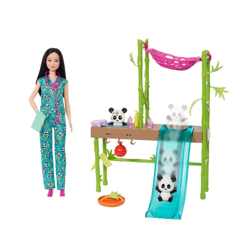 Barbie Panda Care and Rescue Playset - Multi