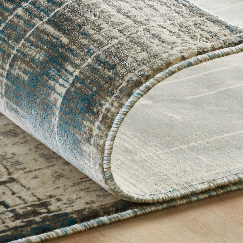 Radiant Horizon Abstract Area Rug