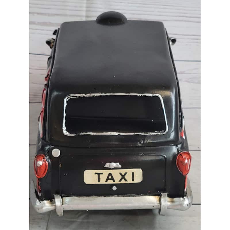 1966 Black London Uk Taxi Decoration 1:12 Scale Model Car Automobile Artwork Decor