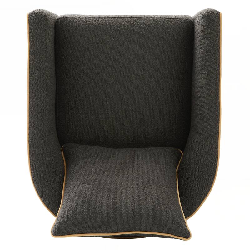 Swivel Accent Chair Upholstered Club Chair Barrel Sofa Chair for Living Room , Reading Corner, and Small Spaces