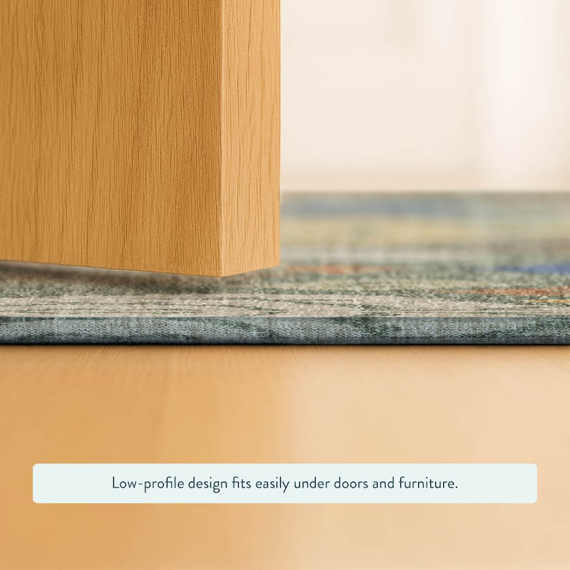 Machine Washable Indoor/ Outdoor Casual Zona Chantille Rug