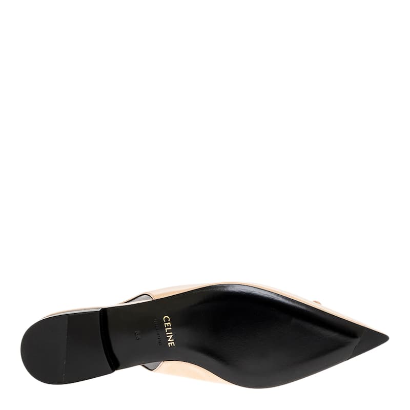 Celine Triomphe Flat Slingbacks