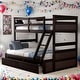 preview thumbnail 2 of 50, Twin over Full Bunk Bed with Storage, Split Into 2 Beds