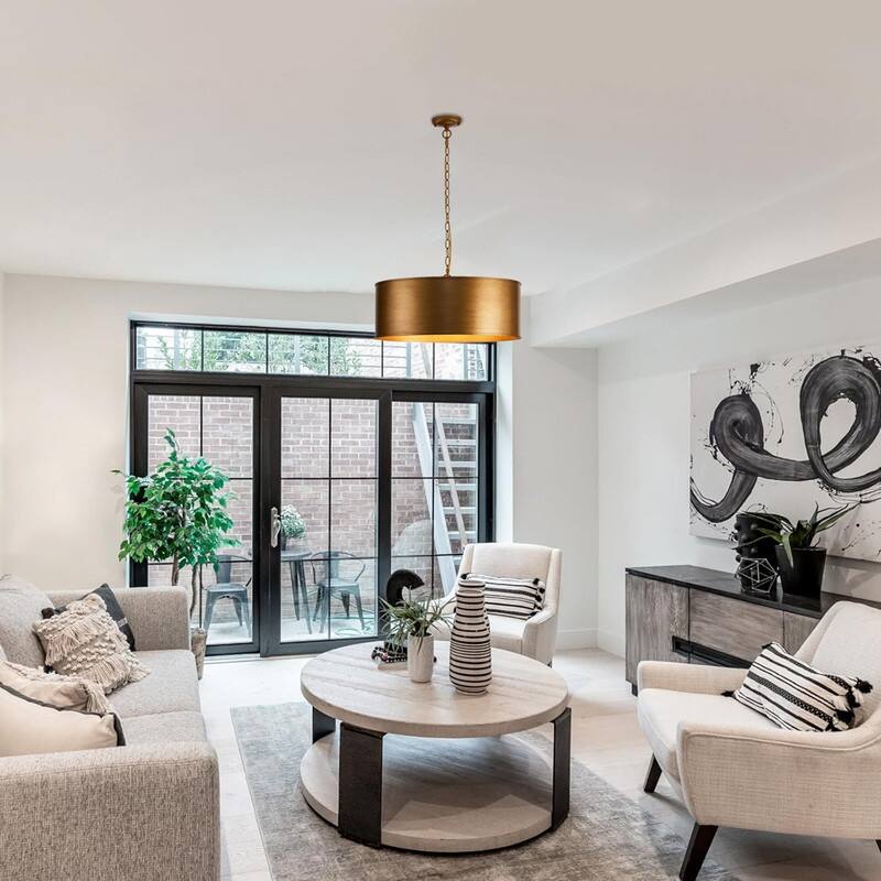 4 Light dining room light gold light bulb chandeliers metal pendant light