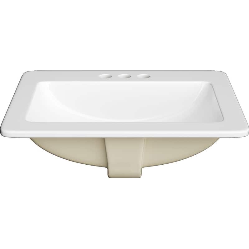 PROFLO Self Rimming Bathroom Sink