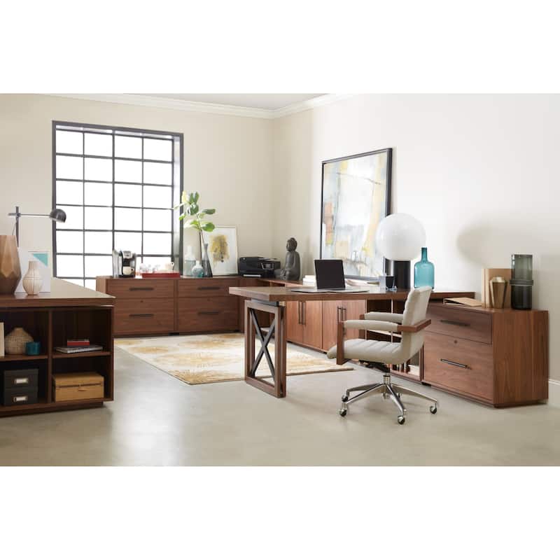 Hooker Furniture Elon 32" Wide Craftsman Style Minimalist Home Office
