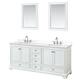 Option White / White Quartz Top / Polished Chrome