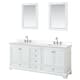 Option White / White Quartz Top / Polished Chrome