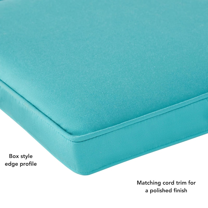 Sunbrella Indoor/ Outdoor 17-inch Square Corded Chair Pad (Set of 2)
