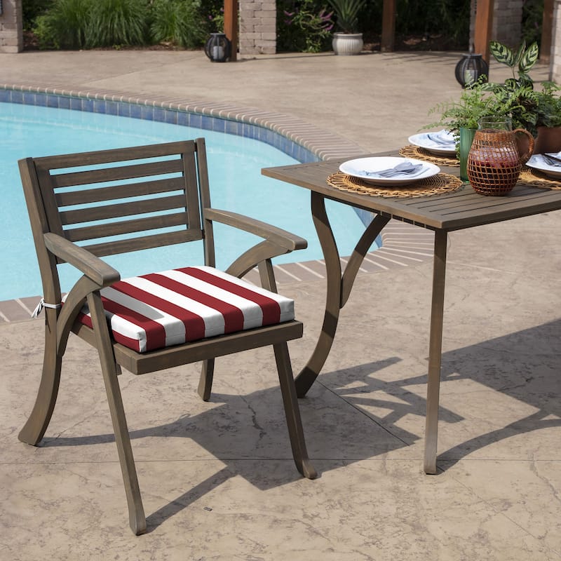 ARDEN Cabana Stripes Outdoor 18 x 19 in. Seat Pad