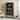 Walker Edison Modern Fluted Glass Bookshelf Cabinet