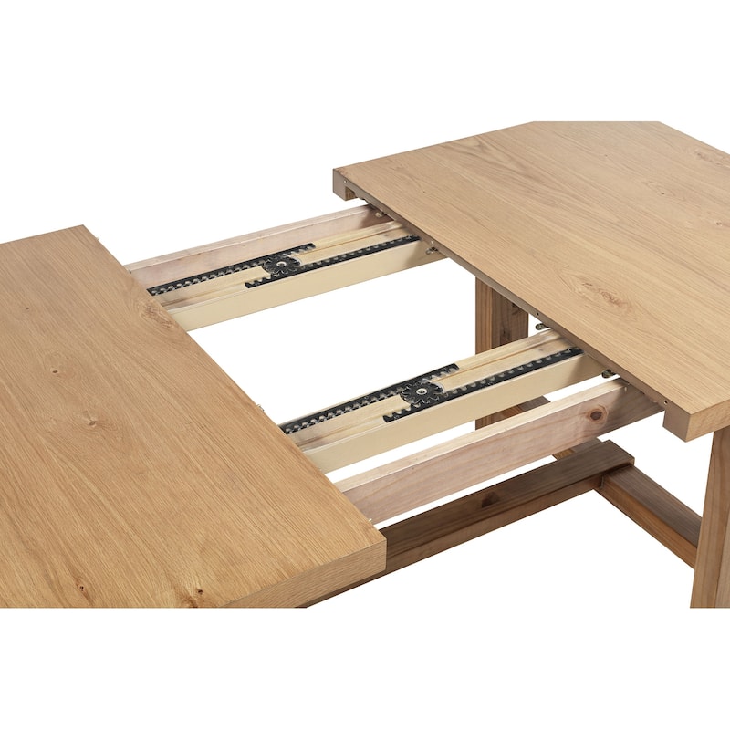 Middleton Extension Leaf Dining Set Brown and Black