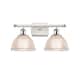 Option White and Polished Chrome / Clear