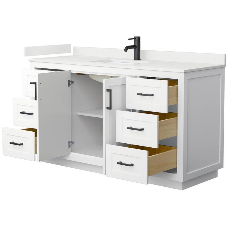 Wyndham Collection WCF292960S-QTZ-UNSMXX Miranda 60" Free Standing