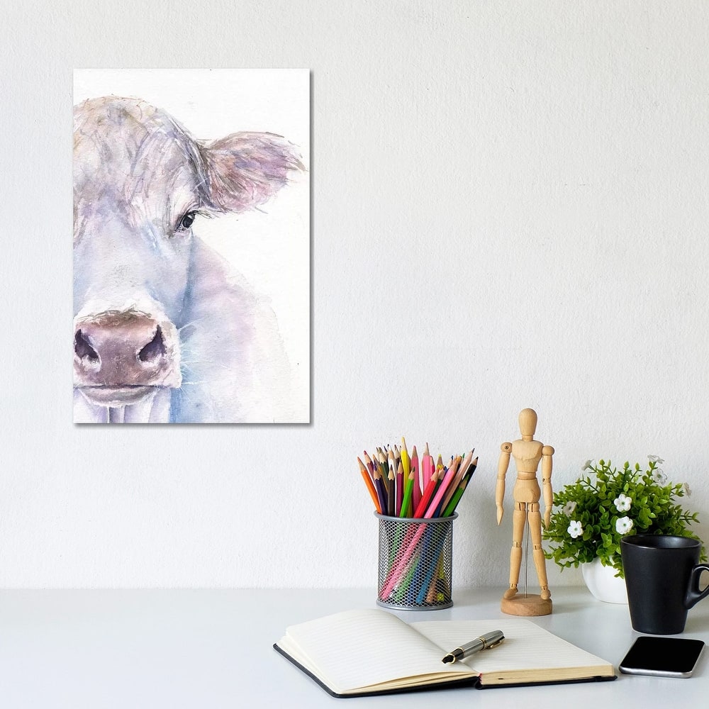iCanvas "Cow" by George Dyachenko Canvas Print