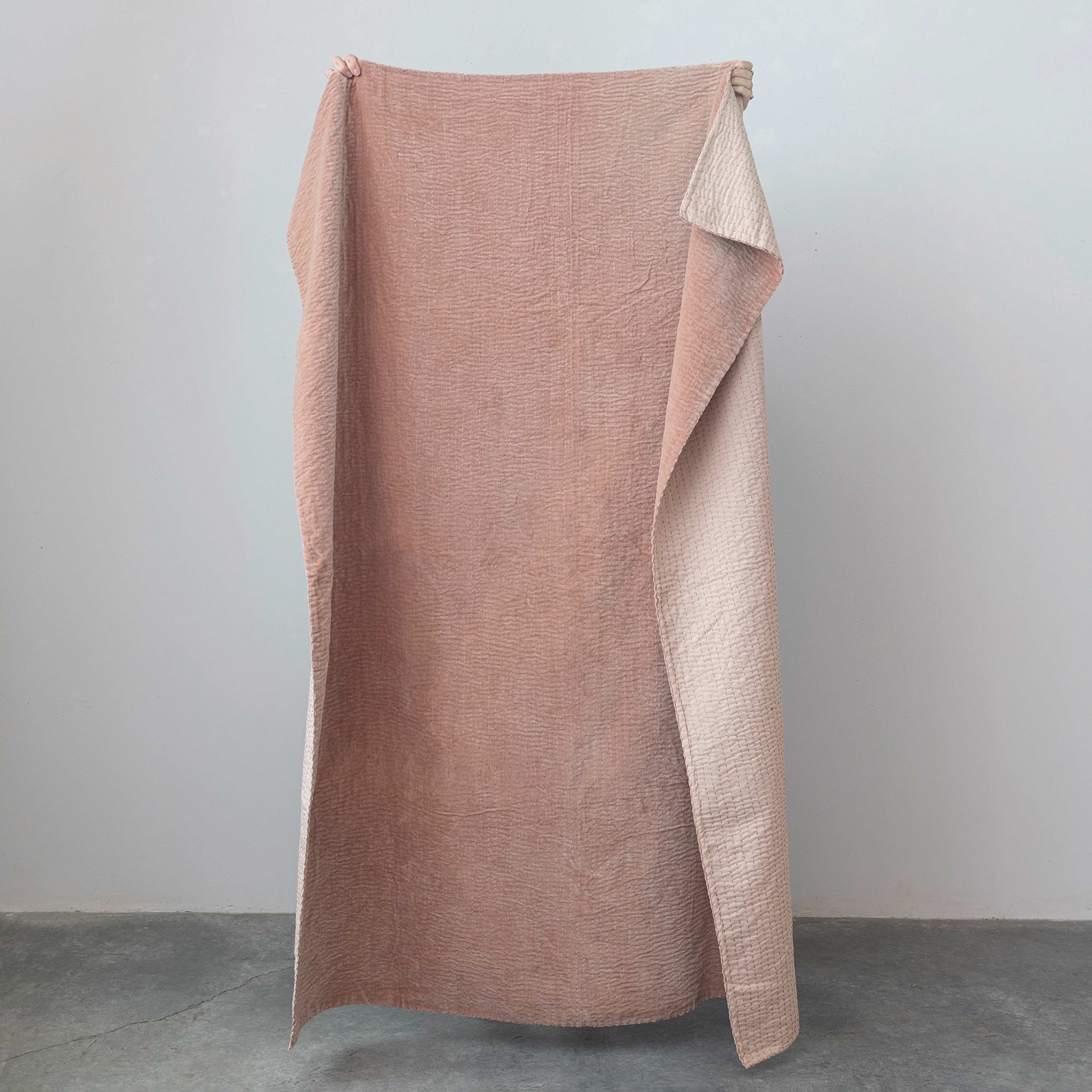 Cotton velvet throw 2025