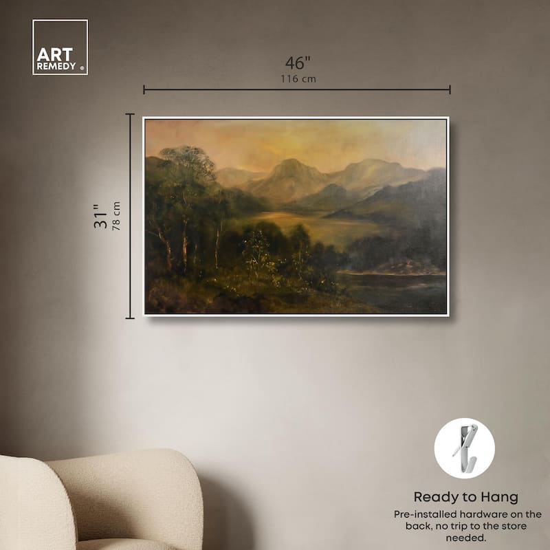 Highland Hues Canvas by Art Remedy