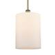 Option Matte White / Antique Brass