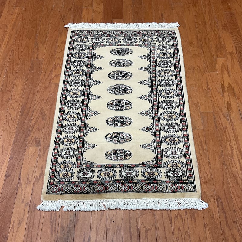 HERAT ORIENTAL Handmade 2'7 x 3'11 Bokhara Wool Rug - 2'7' x 3'11"