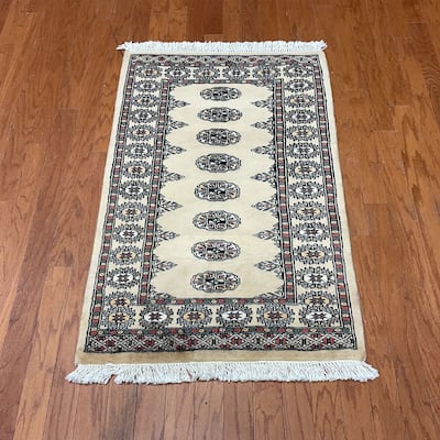 HERAT ORIENTAL Handmade 2'7 x 3'11 Bokhara Wool Rug - 2'7' x 3'11"