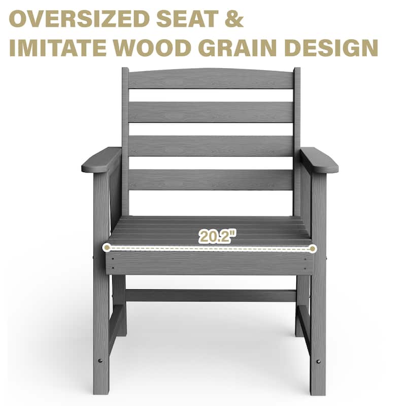 HDPE Outdoor All-weather chair, suitable for multiple scenarios