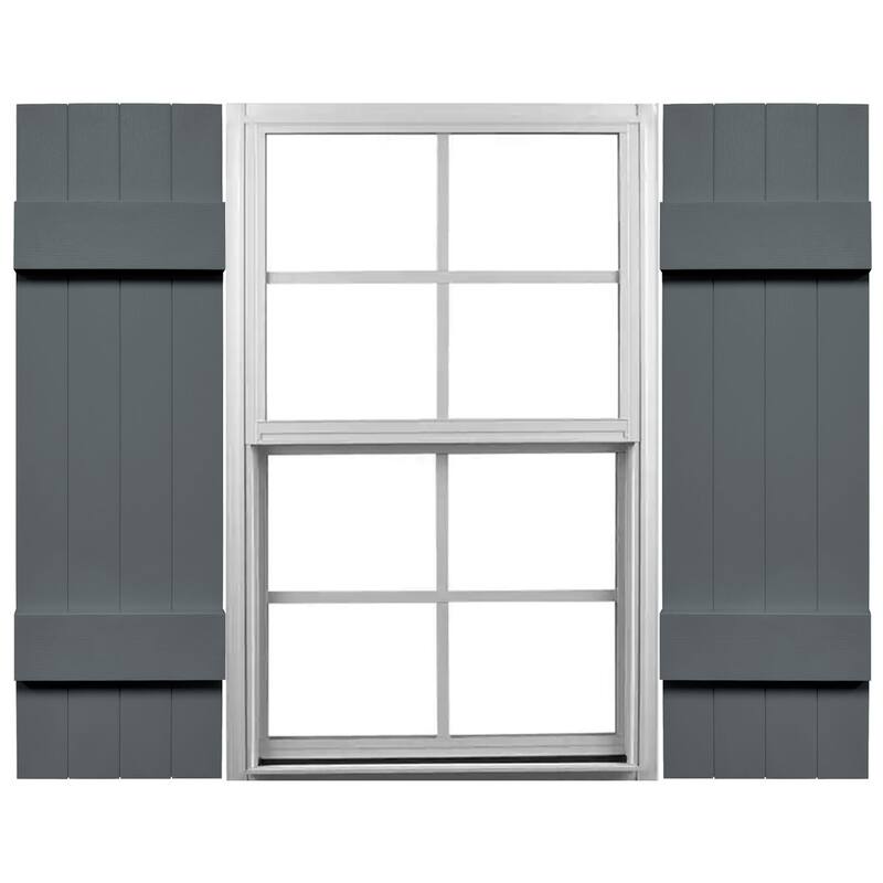 Mid-America Vinyl, Standard Size Four Board Joined Shutters