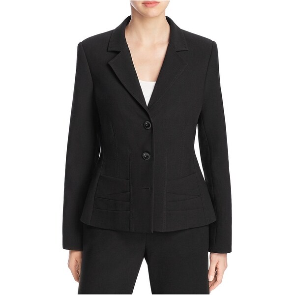 Finity Womens Notch Lapel Two Button Blazer Jacket. Opens flyout.