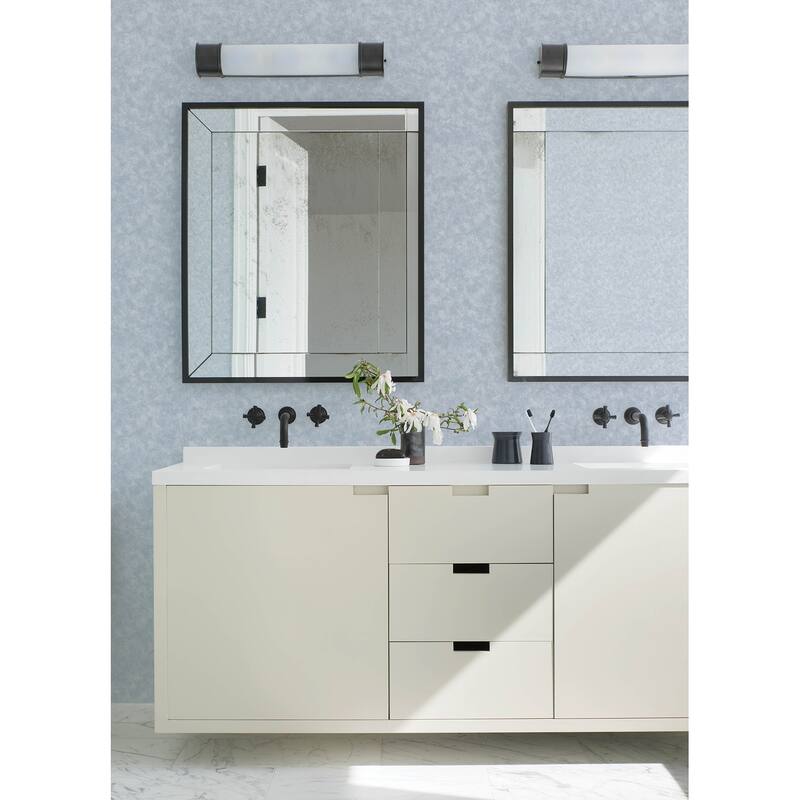 Advantage Aged Patina Sterling Distressed Wallpaper