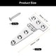 preview thumbnail 7 of 6, Heavy Duty t Hinges, Marine Grade t Hinge Stainless Steel Boat Hinges Cast Strap Hinge with Screws for Boat Hatch - 4" x 2" 2 Pcs
