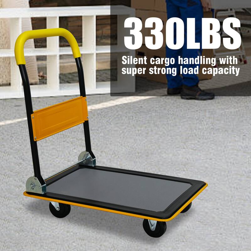 Heavy-Duty Folding Flatbed Cart