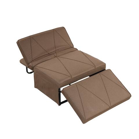 Sofa Bed 4-in-1 Folding Ottoman Sofa Bed Sleeper Chair Convertible Chair into Bed