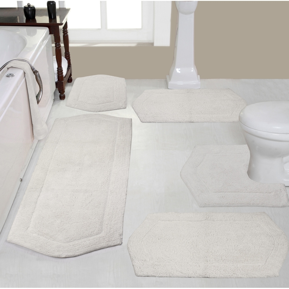 Off-White Cotton Bathroom Rugs and Bath Mats - Bed Bath & Beyond